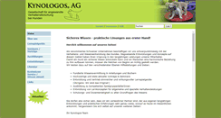 Desktop Screenshot of kynologos.ch